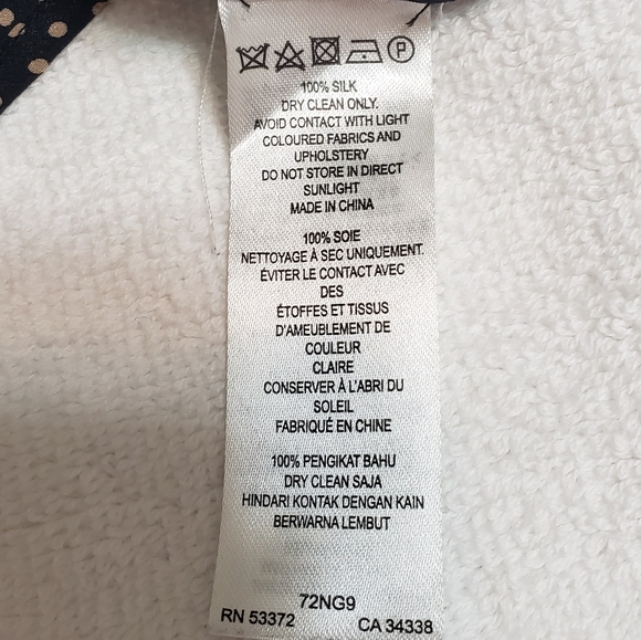 French Connection Women's Black and Tan Silk Sleevless Top Size 8 - Picture 10 of 13